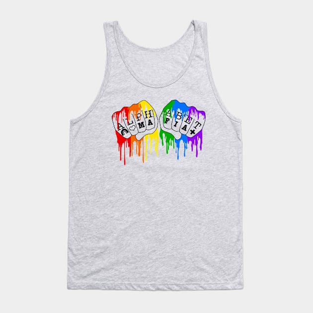 Alphabet Mafia 4 Tank Top by Studio Lockhart